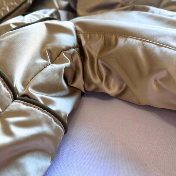 POST CARD GOLD SATIN SKI COAT PANTS 2 PIECES COORDINATED SET - 6 - Picture 11 of 16